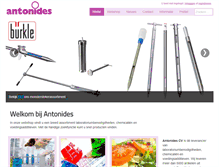 Tablet Screenshot of antonides.com